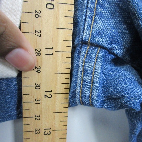 Banana Republic Tapered Mid Rise Ankle Jeans Women M Stretch Pull On Jogger 642 - Picture 12 of 14